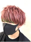 デザインカラー/レイヤーカット/ウェットヘア/夏のヘアアレンジ