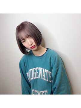 ロロ 心斎橋(LoLo.) ピンクグレージュ♪ボブスタイル!