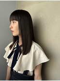 縮毛矯正/前髪カット/ぱつっとカット［南青山］