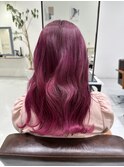 韓国風艶髪×ラズベリーピンク