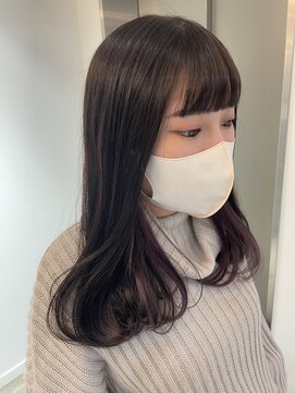 アヴァンスアンス 広島袋町店(AVANCE.ens) イヤリングカラー紫