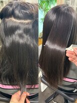 ドワーフ(DWARF) 髪質改善ストレート&髪質改善トリートメント・ビフォーアフター