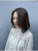 ワンカールで可愛いレイヤーボブ×透明感グレージュ
