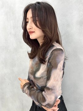 フォルテリノ ナゴヤ(FORTE Lino) 韓国前髪顔まわり×ショコラアッシュふんわりカール【髪質改善】