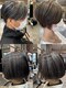 シーク(seek)の写真/【気になるグレイヘアーもお任せ☆】透明感たっぷりのカラーが◎大人女性に寄り添ったご提案をいたします♪
