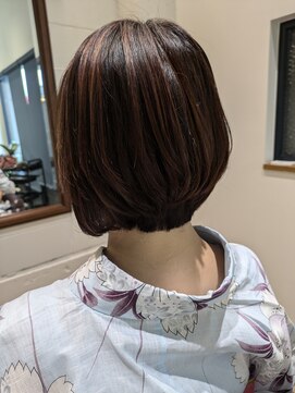 チアー ヘアリラクゼーション(cheer HAIRRELAXATION) 前下がりボブ