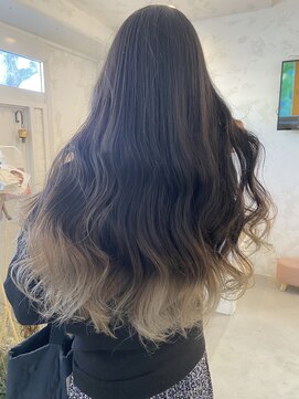 プルメリアドット(Plumeria.) 裾カラー