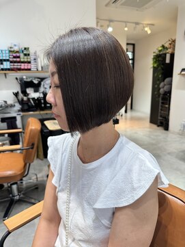 ティダスマイル 吉祥寺店(tida smile) お客様スタイル/前下がりボブ