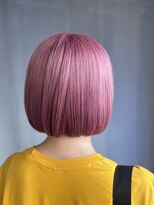 ジーテ 渋谷(gite) ポップなピンク×ミニボブ「渋谷/髪質改善/髪質改善TR」