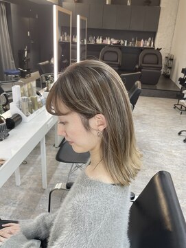 ブレンド 渋谷(BLend) フェミニンロング似合わせカットウェーブミディアム