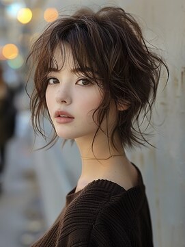 アルトリスト(Altruist Aging×HAIR&SPA) ★ダークアッシュ大人ガーリーボブ着物似合わせカット/髪質改善