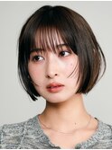 天神大名今泉ショートヘア顔周りレイヤーボブくびれショートボブ