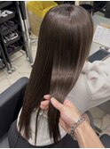 ブリーチなしチョコレートブラウン