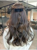 美髪韓国ヘア顔周りレイヤーロング_ba542302