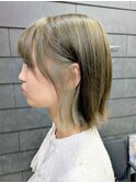 オリーブベージュ＊ホワイトオリーブベージュ