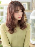 ミルクティーピンク外国人風ウルフレイヤーh4北浦和20代30代40代
