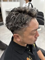 レム 長野青木島店(REM)&nbsp;ホワイトメッシュ/極道パーマ