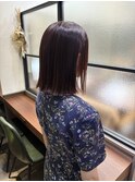 切りっぱなしボブ_ツヤ感トリートメント