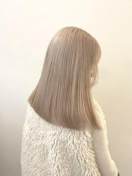 サンクマーケット 渋谷(cinq MARKET) 渋谷ブリーチカラーハイトーンカラーミルクティーブロンド韓国