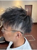 ツイストパーマ　ショートスタイル
