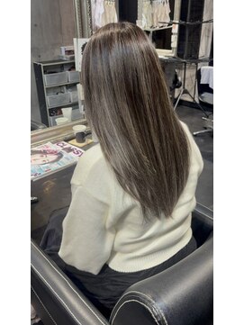 ヘア フラッグ 西葛西店(hair flag) 【透明感×艶のハイライトカラー】