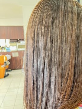 ヘアープレイス クリアライン 澄川店(hair place CLEAR LINE) メテオ酸熱トリートメントでサラサラストレート