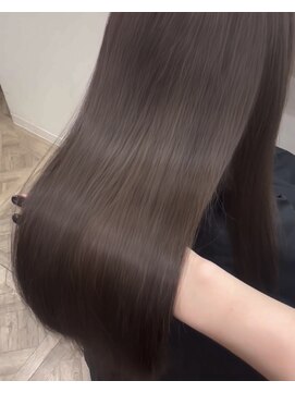 ショコラカラー/艶カラー/ブリーチなしダブルカラー/名駅/名古屋