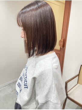 [puf 伏見/丸の内/栄/名古屋]柔らかベージュカラーカラー★鳥山