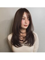 アンサ 長岡天神店(ANSA) 韓国風レイヤー×小顔ロング