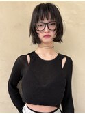 ショート・ボブレイヤー/レイヤーカット/顔周りレイヤー/20代