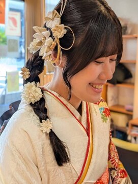 サロンドフラワー 編みおろし
