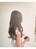 パープルブラウン  ロング