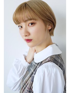 イッシキ(ISSIKI) 【ISSIKI】赤みなし透け感カラー ナチュラルショート