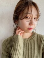 Belle BIANCA うざバング×おくれ毛ヘアアレンジ by.Orie