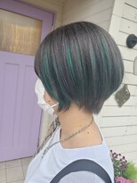 リミックス ヘアー(RE MIX HAIR)&nbsp;グリーンインナーカラー