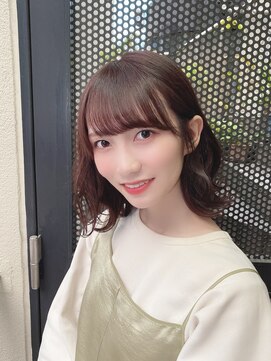 サロンドミルク 原宿(salon de MiLK) 【salon de MiLK 原宿】ゆるウェーブ×ローズピンク