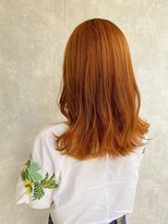 ラウブロッサム 大宮西口店(Lau Blossom) オレンジベージュブリーチカラーミルクティーカラー大宮髪質改善