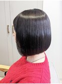 王道☆艶サラボブ・酸性ストレート・ショートヘア