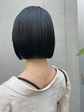 ハニーシブヤ(HONEY shibuya) 大人可愛いぱつっとボブ☆黒髪ミニボブ小顔似合わせ20代30代40代