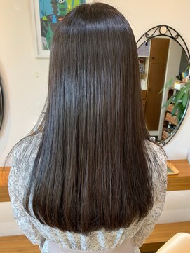 アフェット(hair make affetto) 顔周りレイヤー　ロング