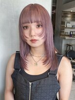 アイティーバイアルバム 藤沢店(IT by ALBUM)&nbsp;ホワイトピンクミルクティーピンクフレンチカジュアル_ba480821