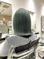 フィグバイアルテフィーチェ(fig by artefice)&nbsp;ミントグリーン×ぱつっとボブ