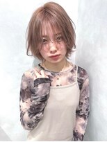 リノバイアクネ(lino by ACNE)&nbsp;レイヤーカット/ミルクティーピンク