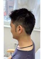 今日は美容院&nbsp;坊主にならない手前のベリーショート