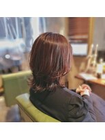ロウ 町田(ROW)&nbsp;大人かわいいくびれミディラベンダーインナーカラー