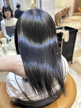 ロンドローズ 名古屋(Lond damaskRose) 学割 ブリーチなしダブルカラー ブリーチ 髪質改善 ボブ 565