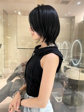 マイル 渋谷(mile) ウルフカット/ブルーブラック