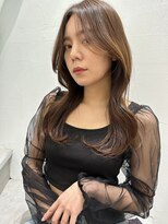 ロンド パルティール 大宮(Lond partir)&nbsp;前髪カタログアンブレラカラーこなれミディウェーブパーマ大宮