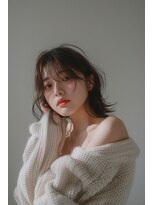 ラナ 新宿(lana)&nbsp;こなれミディアム/レイヤーカット/顔まわり【lana hair 新宿】