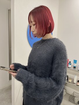 ケプカ(KEPKA) ハイトーンボブ チェリーレッド